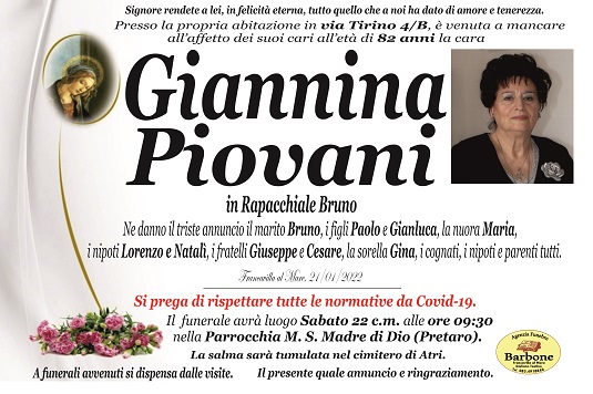 GIANNINA PIOVANI